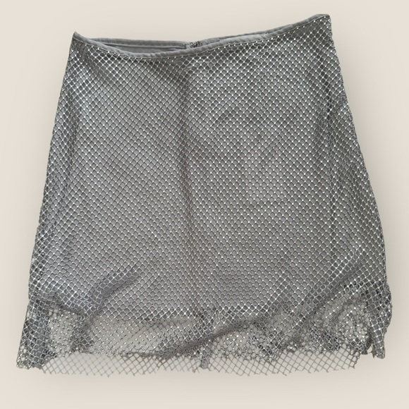 WeWoreWhat - Crystal Mini Skirt – Size 0 (NWT) - Picture 4 of 7
